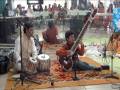 Student recital at Saraswati puja