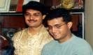 With Sourav Ganguly